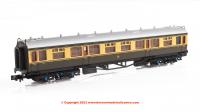2P-000-053 Dapol Collett Composite Coach number 7030 in GWR Chocolate & Cream livery with shirtbutton